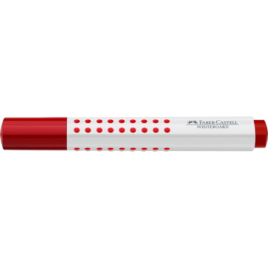 Faber-Castell - Grip Marker Whiteboard, round tip, red