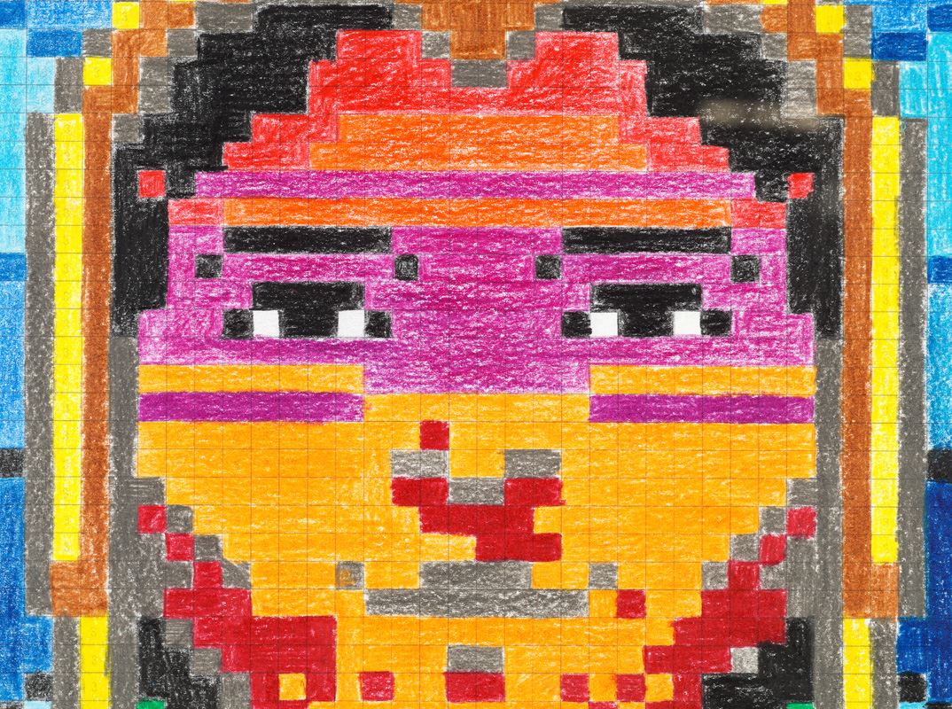 Indian Girl pixel it