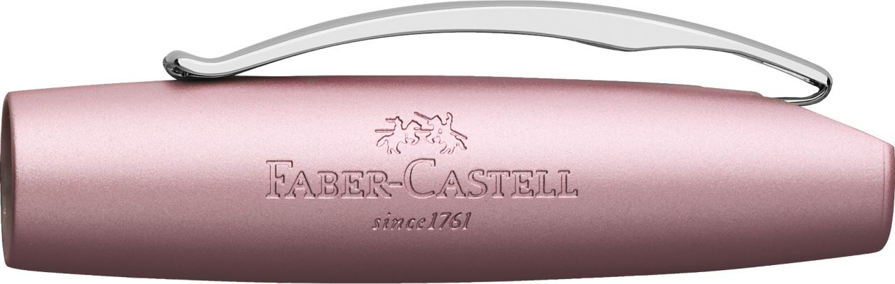 Faber-Castell - Essentio Aluminium fountain pen, M, rose