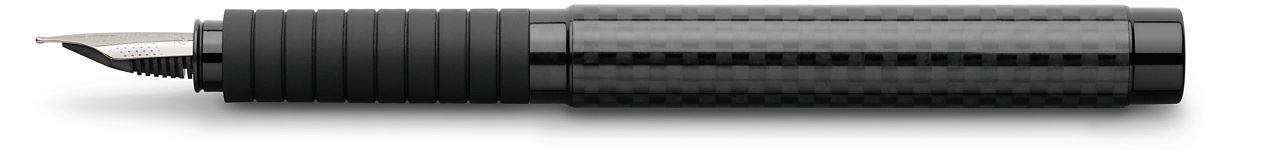 Faber-Castell - Essentio Carbon fountain pen, M, black