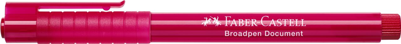 Faber-Castell - Fibre tip pen Broadpen document red