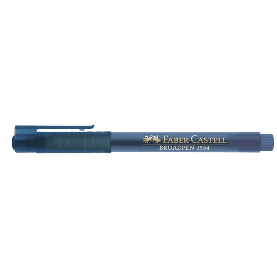 Faber-Castell - Fibre tip pen Broadpen document nightblue