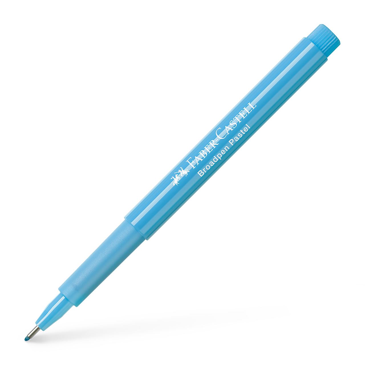 Faber-Castell - Fibre tip pen Broadpen pastel light blue