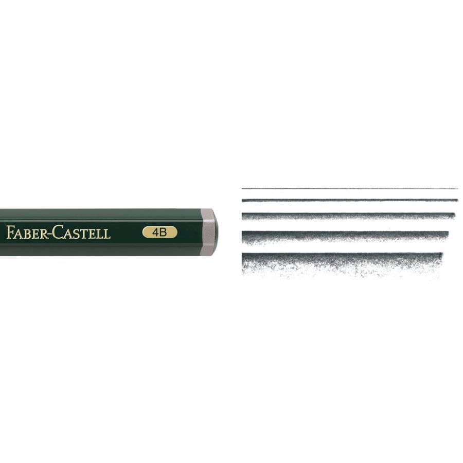 Faber-Castell - Castell 9000 Jumbo graphite pencil, 4B