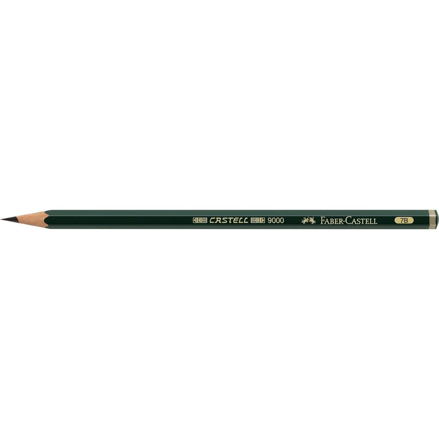 Faber-Castell - Castell 9000 graphite pencil, 7B