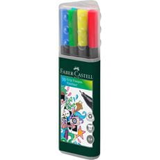 Faber-Castell - Grip Finepen, 0.4, plastic tube of 10