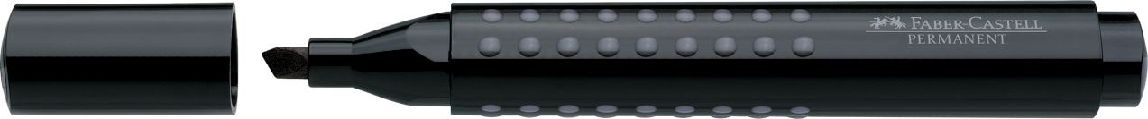 Faber-Castell - Grip Marker Permanent, chisel tip, black