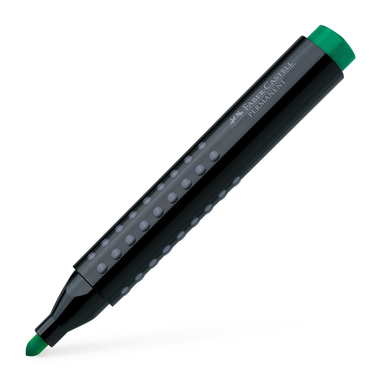 Faber-Castell - Grip Marker Permanent, round tip, green