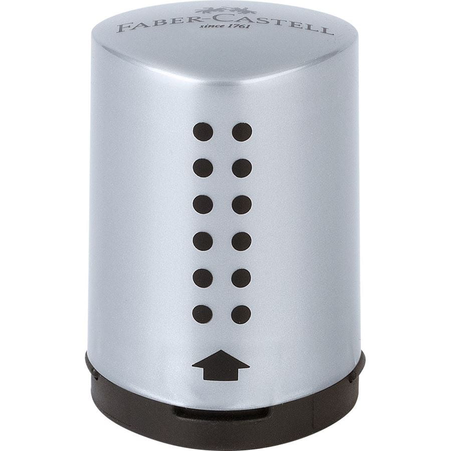 Faber-Castell - Grip Mini sharpening box, silver