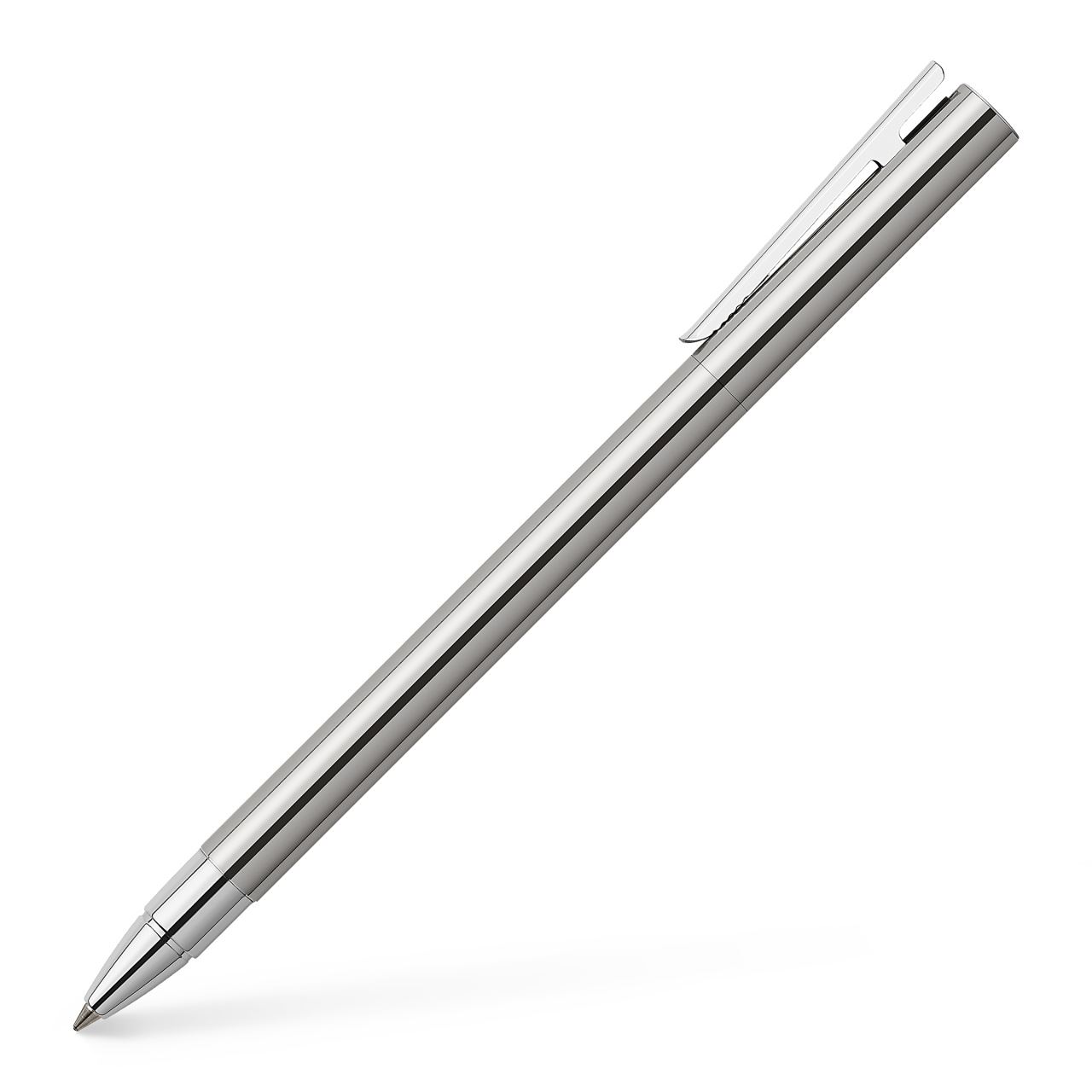 Faber-Castell - Neo Slim Stainless Steel rollerball, silver shiny