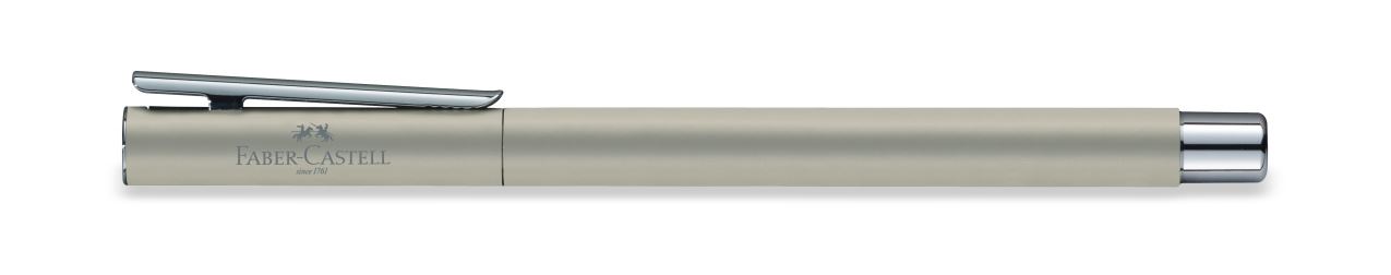Faber-Castell - Neo Slim Stainless Steel fountain pen, M, silver matt