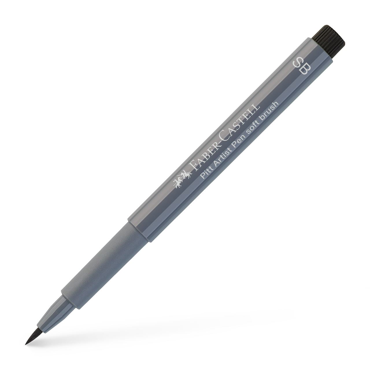 Faber-Castell - Pitt Artist Pen Soft Brush India ink pen, cold grey IV