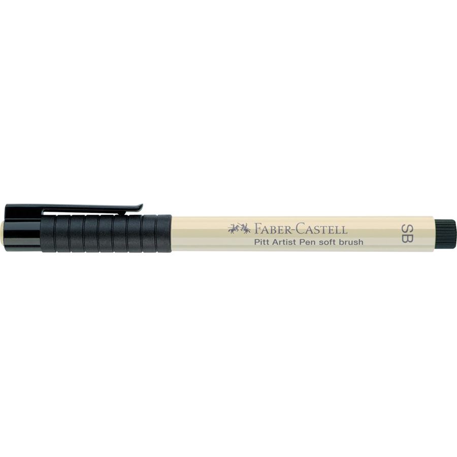 Faber-Castell - Pitt Artist Pen Soft Brush India ink pen, warm grey I