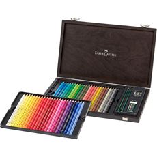 Faber-Castell - Polychromos colour pencil, wooden case of 48