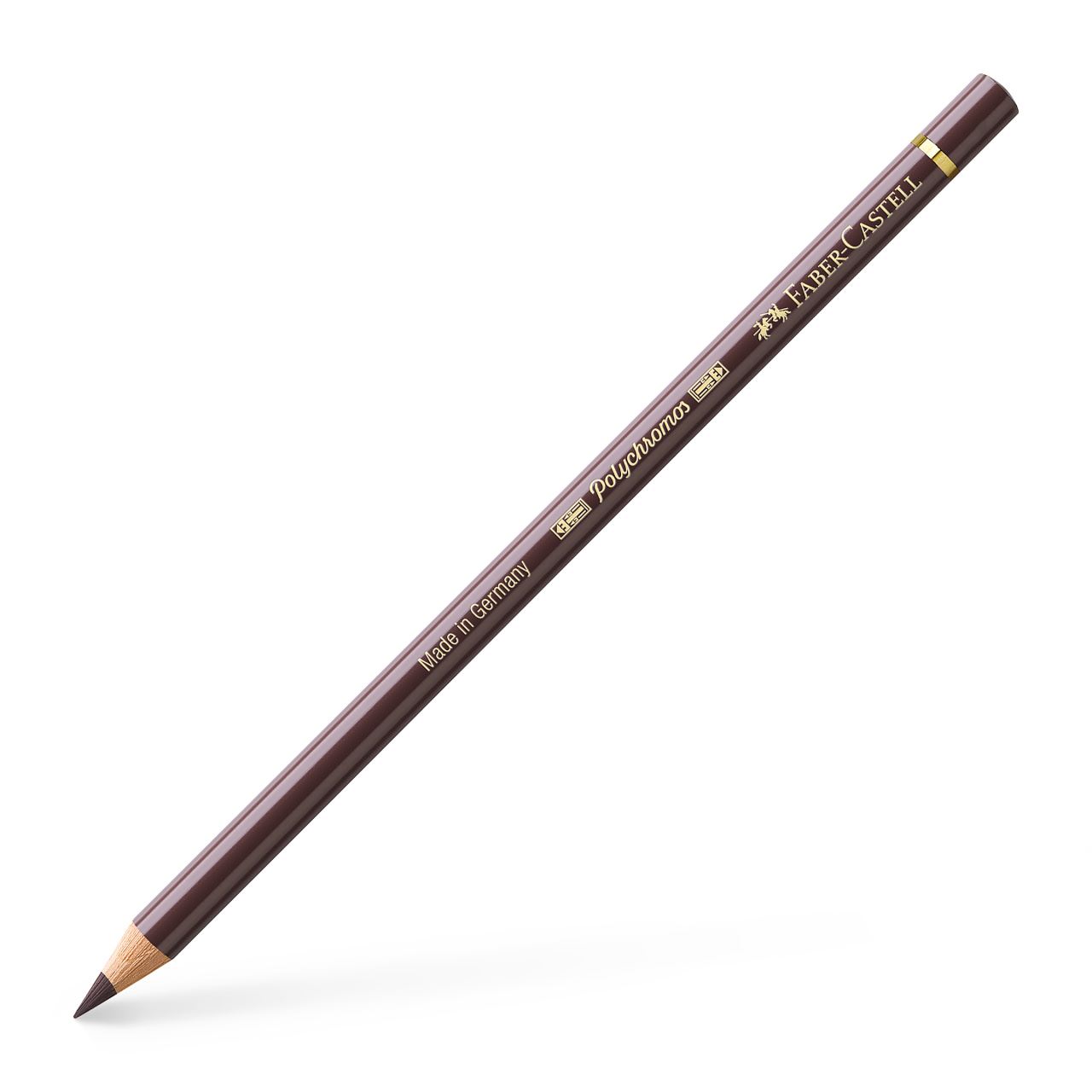 Faber-Castell - Polychromos colour pencil, 177 walnut brown