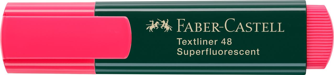 Faber-Castell - Textliner 48 Superfluorescent, red
