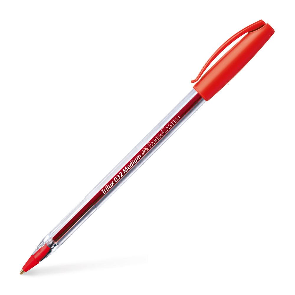 Faber-Castell - Trilux 032 ballpoint pen, M, red