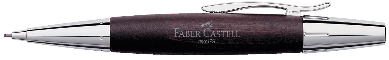 Faber-Castell - e-motion wood twist pencil, 1.4 mm, dark brown